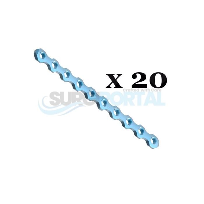 20 Pcs 2mm Plates Orthopedic Mini Micro Fragment System - Image 1