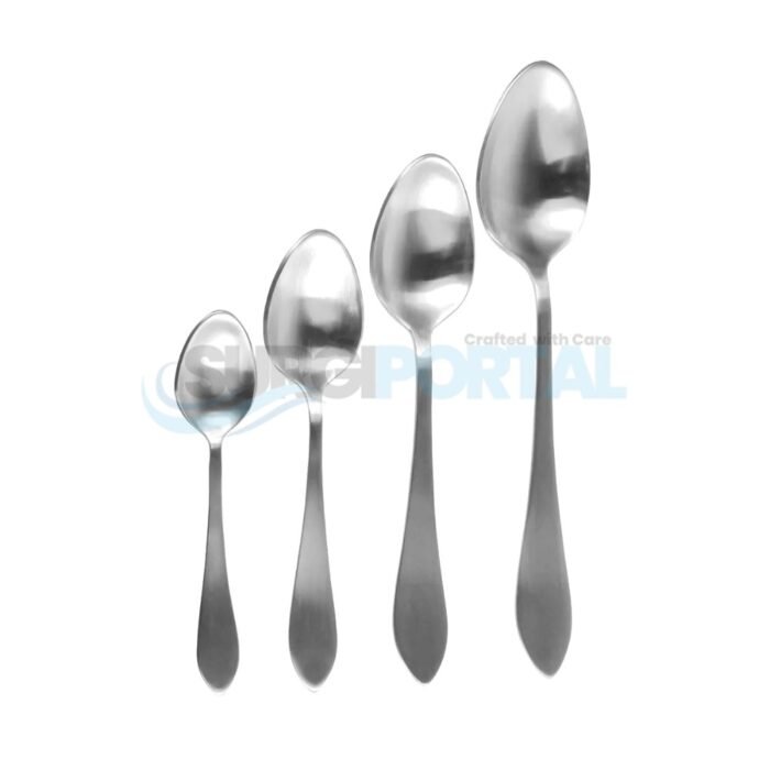 4 1/4" Surgical Spoon – Small, 25mm Wide - Image 1