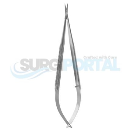 4 3 4 Scissors, Dissecting, Round 7mm Dia Handle, Straight 8mm Blade
