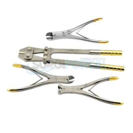 4 T C PIN & WIRE Cutter Set Jaw Orthopedic Surgical Pliers Veterinary Special