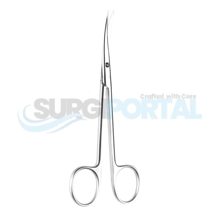 5 1/2" Brophy Gum Suture Scissors, Sharp Points, Straight - Image 1