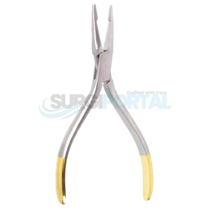 5 ½" Pin Pulling Forceps – TC, Side Groove - Image 1