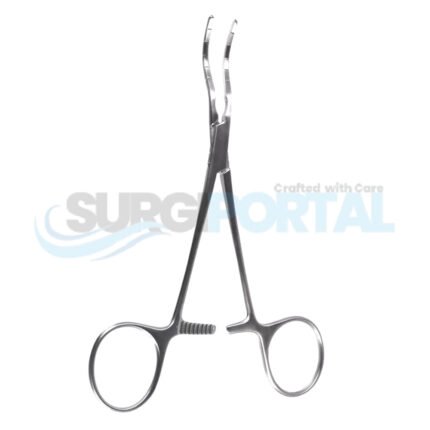 5 1/4″ Cooley Pediatric Clamp Straight Shanks Spoon Jaw