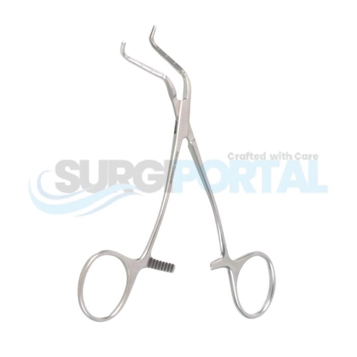 5 1/2″ Kitzmiller Left Angled Jaw Titanium - Image 1