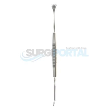 5 7/8 Paton Spatula & Spoon 6x15mm Grooved Spoon Blade