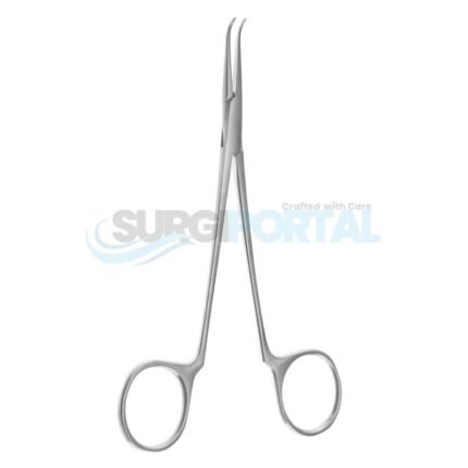 McCabe Facial Nerve Dissector, Angled 14mm Smooth Jaw, 5.5"