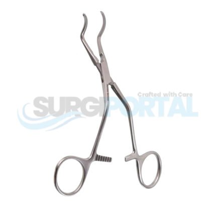 5.5″ Gregory Femoral Artery Clamp Curved Left
