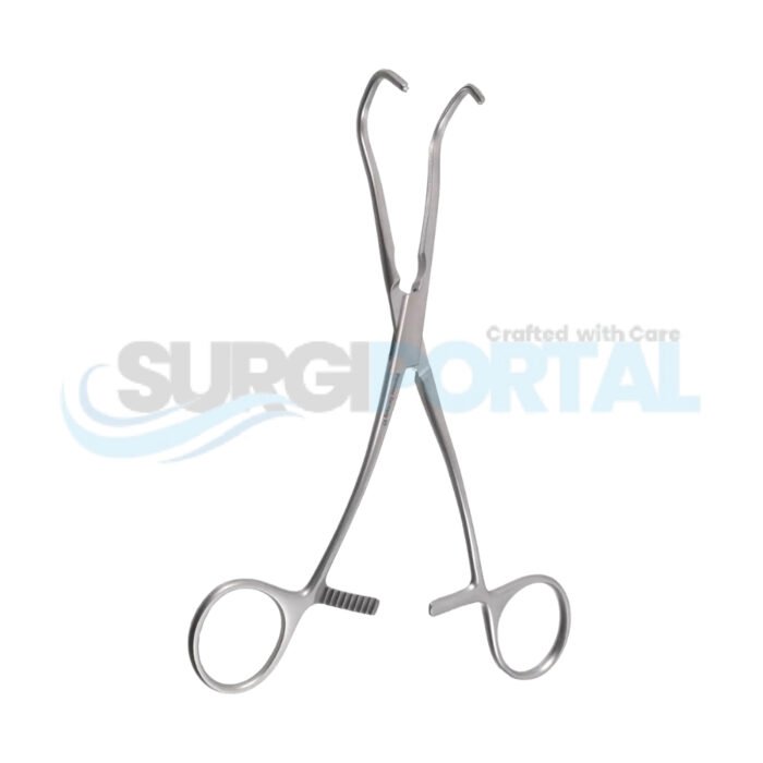 6 1/2″ DeBakey Derra Anastomosis Clamp – Medium Jaw - Image 1