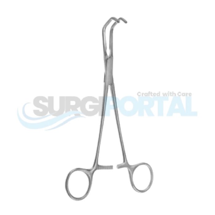 6 3/4″ Beck Mini Aorta Clamp – Straight Shank - Image 1