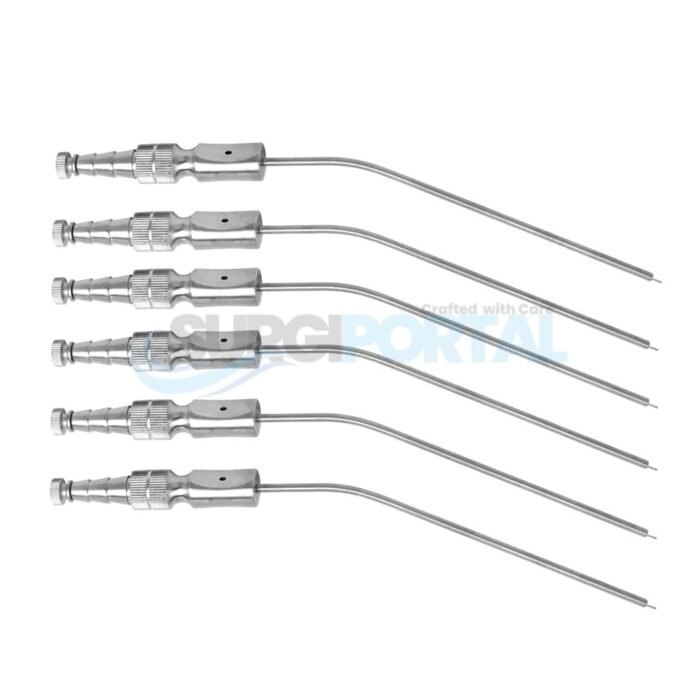 6 Frazier Suction Tube 6,7,8,9,11,12Fr Ent Neuro Surgical Instruments Ce - Image 1
