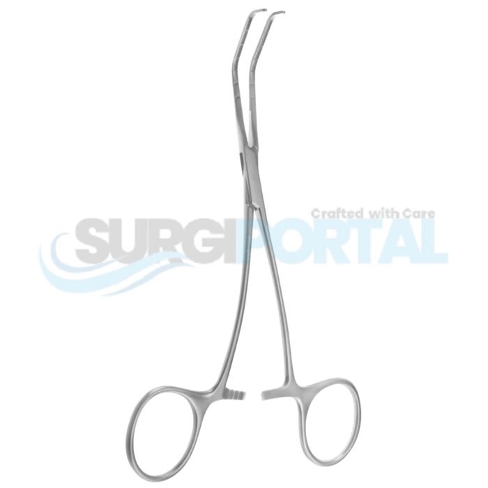 6″ Example Clamp Curved Handle Long Thin Jaw - Image 1