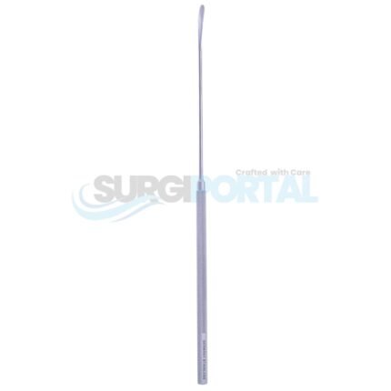 7 1/4" Yasargil Micro Raspatory – Straight Handle, Slightly Curved Round Tip