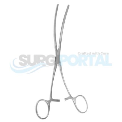 7 1/2″ Aortic Clamp Slightly Curved Shank and Jaw