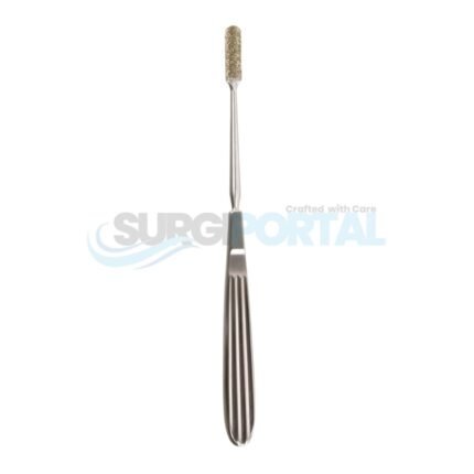 7 3/8 Diamond Surface Rasp Convex Straight