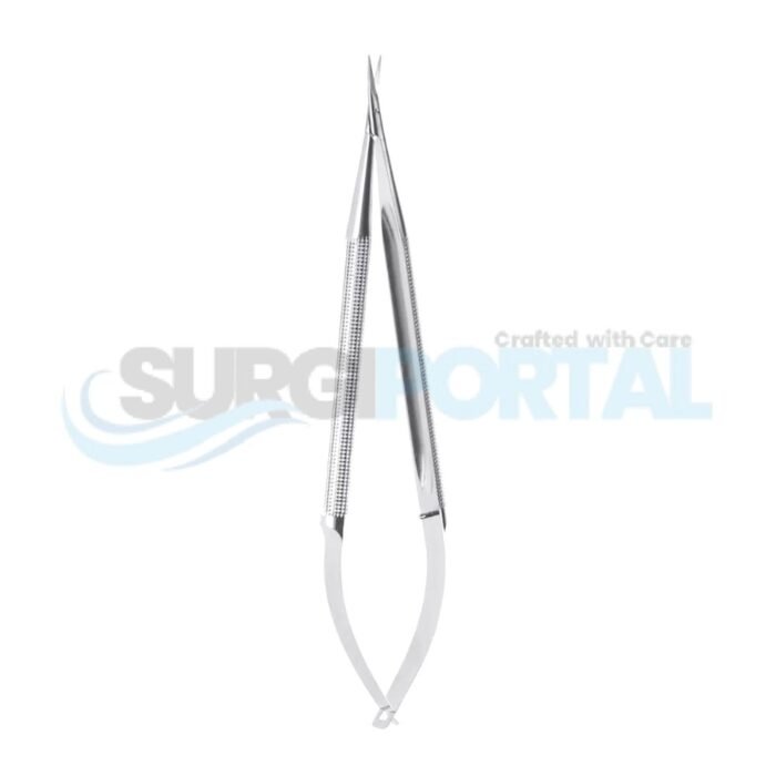 7" Adventia Suture Scissors, Straight Blades, 10mm - Image 1