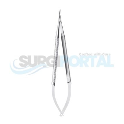 8 1/4" Adventia Suture Scissors, Curved Blades, 18mm