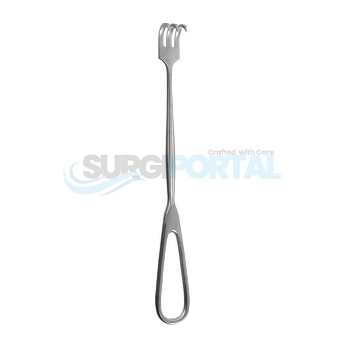 8 3 4 Volkman Retractor  USA 3 prong sharp - Image 1