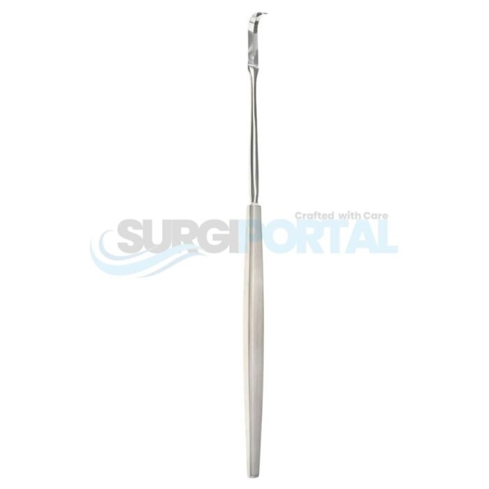 8'' Robb Tonsil Knife Curved 27mm Double-Edged Blade - Image 1