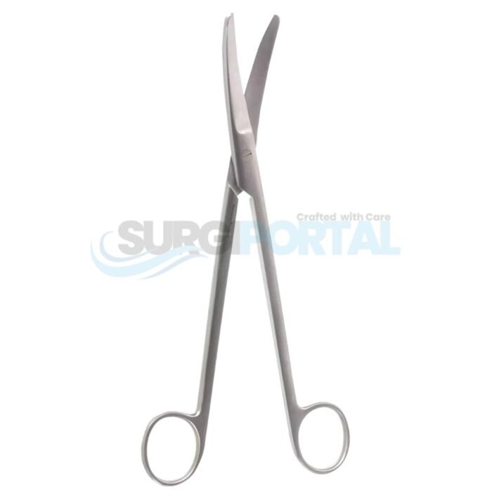 8" Sims Operating Scissors – Curved, Blunt/Blunt - Image 1