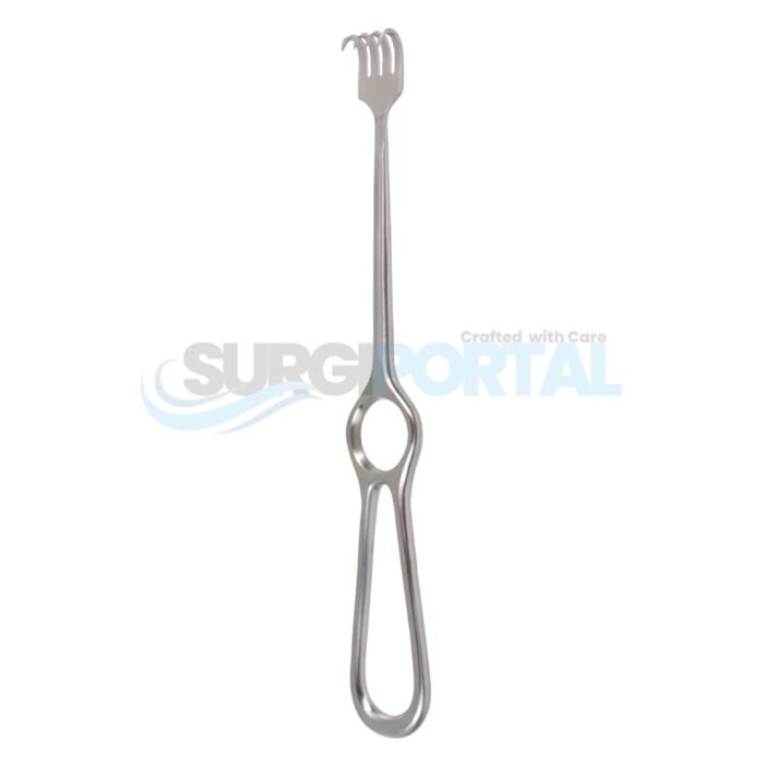 8 Volkman Retractor  4 prngs shrp - Image 1