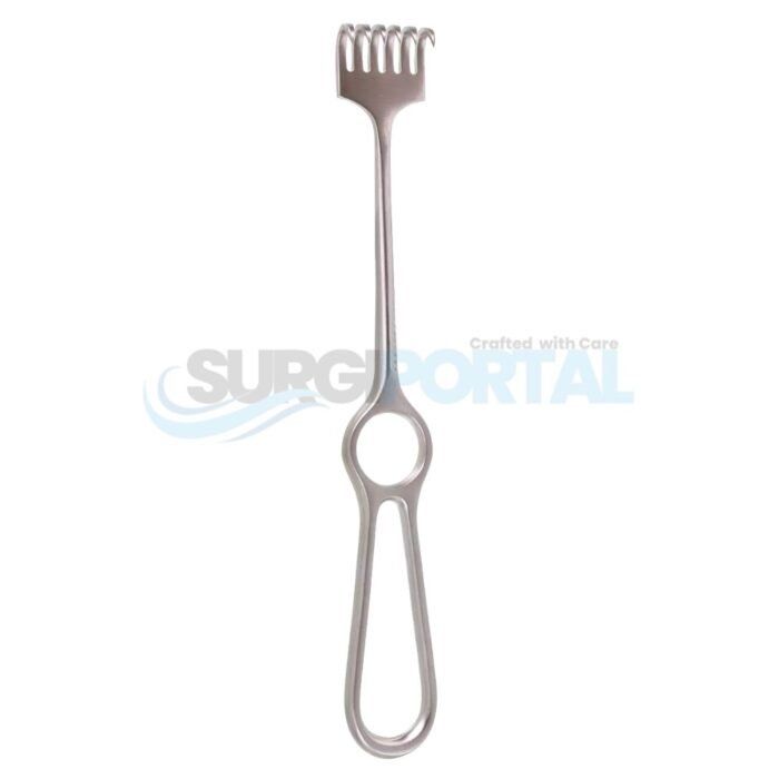 8 Volkman Retractor 6 prngs shrp - Image 1