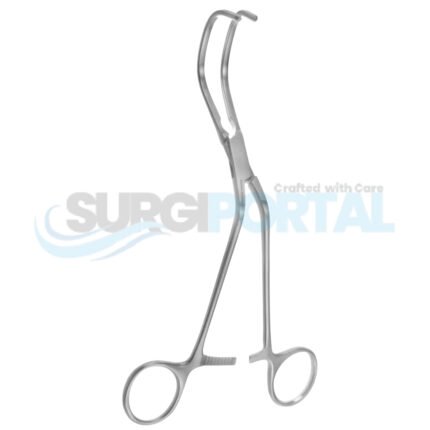 8″ Kay Aortic Anastomosis Clamp – 4.5 cm Wide, 1.9 cm Deep