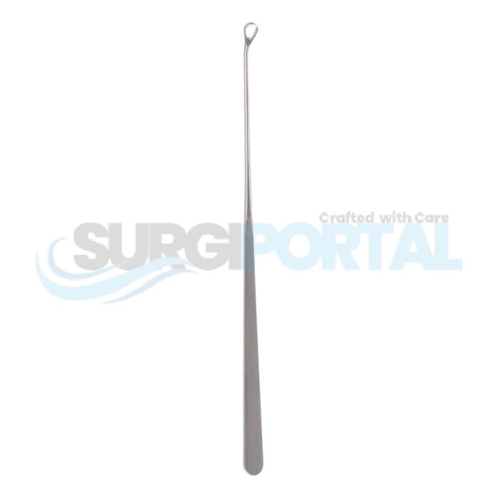 9 1/2″ Heaney Uterine Curette – Serrated Edges - Image 1
