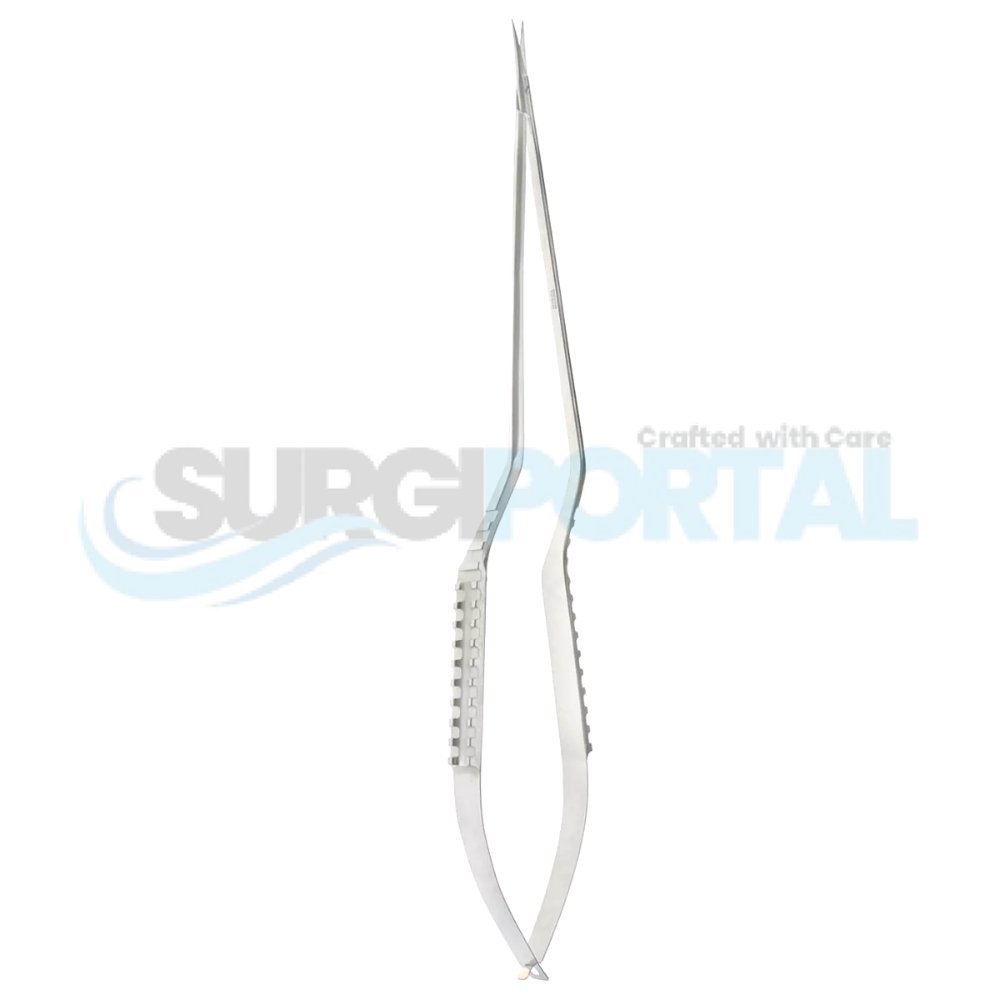 resized_processed_9 1 4 Micro Scissors serr bay straight bld 9 1/4" Micro Scissors – Serrated Bayonet, Straight Blade - Image 1