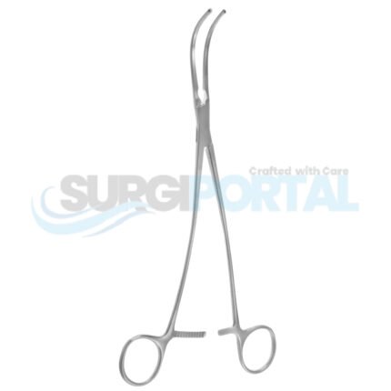 9 5/8″ DeBakey Acutely Curved Clamp