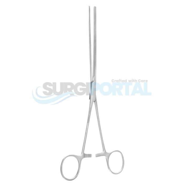 9" Doyen Intestinal Forceps Straight - Image 1
