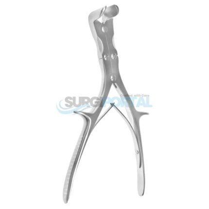9" Semb Rib Shears, Handles Curved to Side, Angled