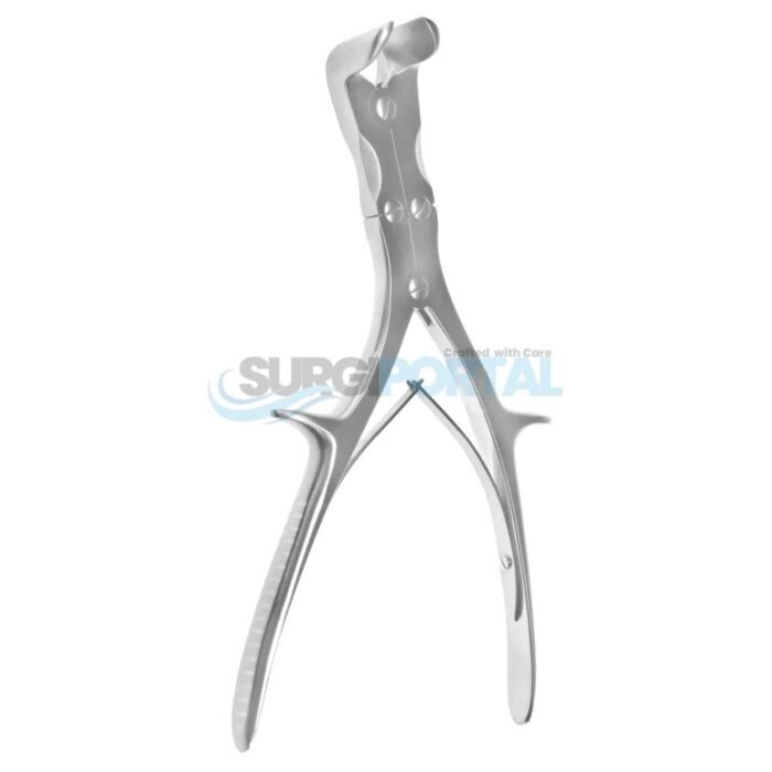 9" Semb Rib Shears, Handles Curved to Side, Angled - Image 1