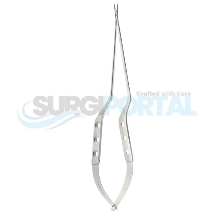 9" Yasargil Micro Scissors – Curved Downward Blades - Image 1