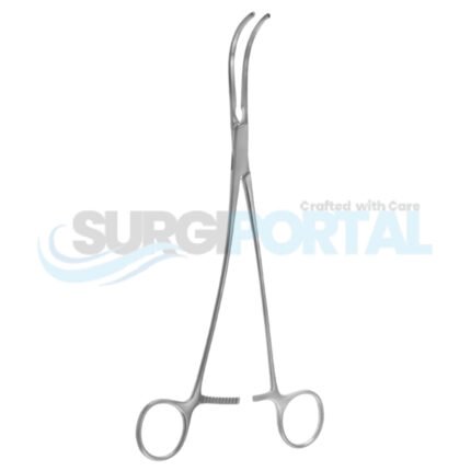 9″ DeBakey Bahnson Clamp Acutely Curved 75°