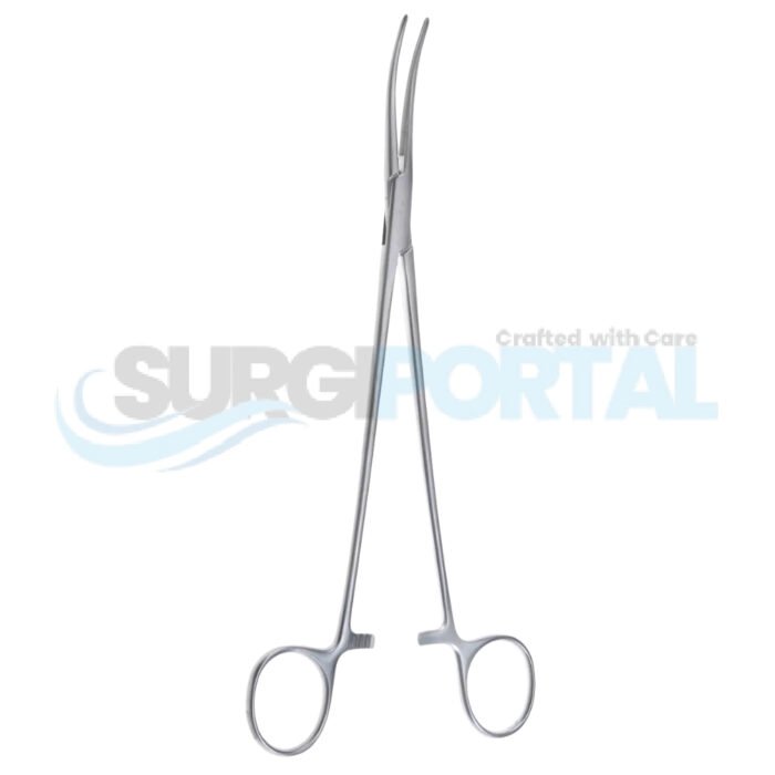 9″ DeBakey-Cooley Forceps – Curved - Image 1