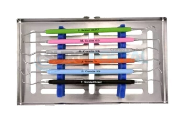Aluminum Handle Periodontal Kit Veterinary Hand Kit - Image 1
