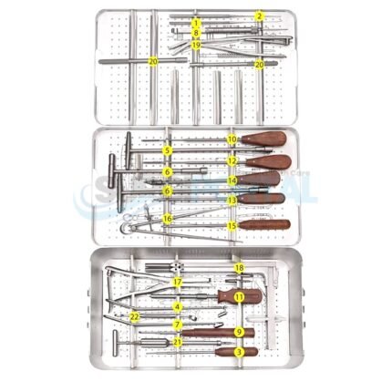 Anterior Thoracic Plate System And Anterior Thoracolumbar Plate System Instrument Set
