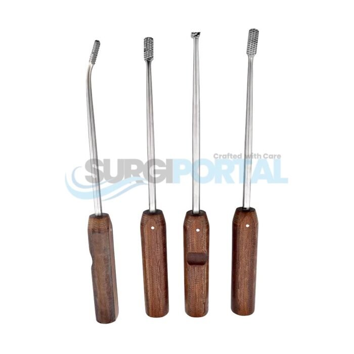 Arthroscopic Rasp 150mm Coarse Set Of 4 Pcs Of Orthopedic Instruments - Image 1