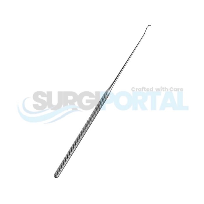 Austin Excavator – Right Tip, Round Knurled Handle, Straight Shaft, 165mm - Image 1