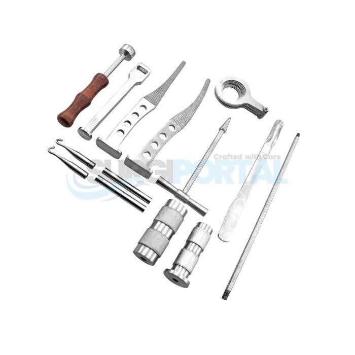 Austine Moore Instruments Set Thompshon Hip Prosthesis Orthopedic Instruments - Image 1
