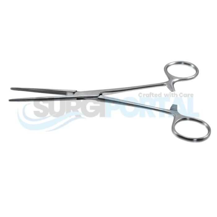 Bainbridge Intestinal Forceps Longitudinal Serrations Straight 15.5 cm - Image 1
