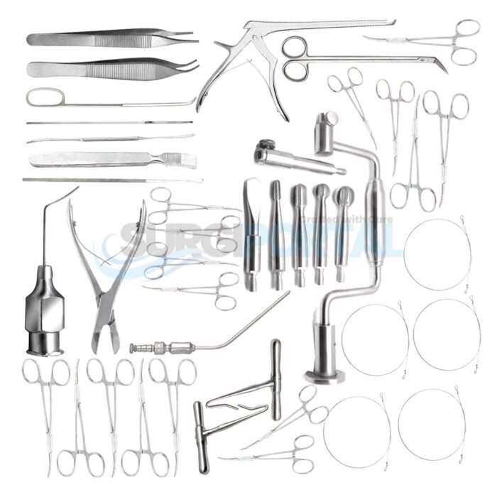 Basic Craniotomy Instrument Set Of 98 Pcs Quality German Stainless Steel - Image 1