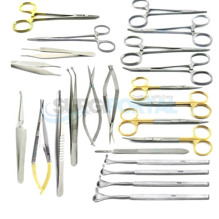 Blepharoplasty Instruments Set Of 30 Pieces - Image 1