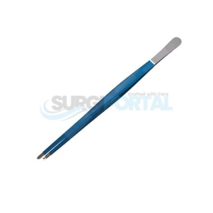 Blue Insulated Coated Leep Dressing Tissue Forceps 1x2 Obstetrics & Gynecology