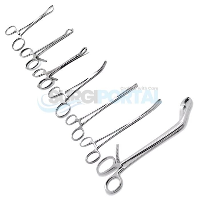 Bone Holding Tuffier Lorna Vulsellum Surgical Forceps Set - Image 1
