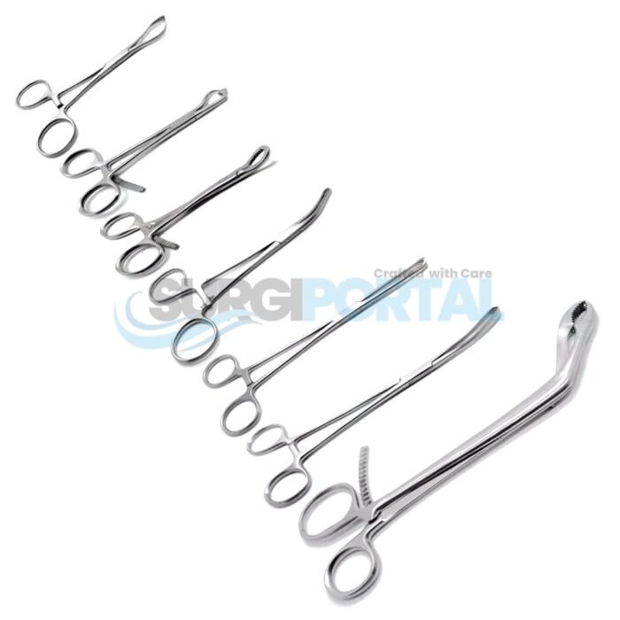 Bone Holding Tuffier Lorna Vulsellum Surgical Forceps Set - Image 1
