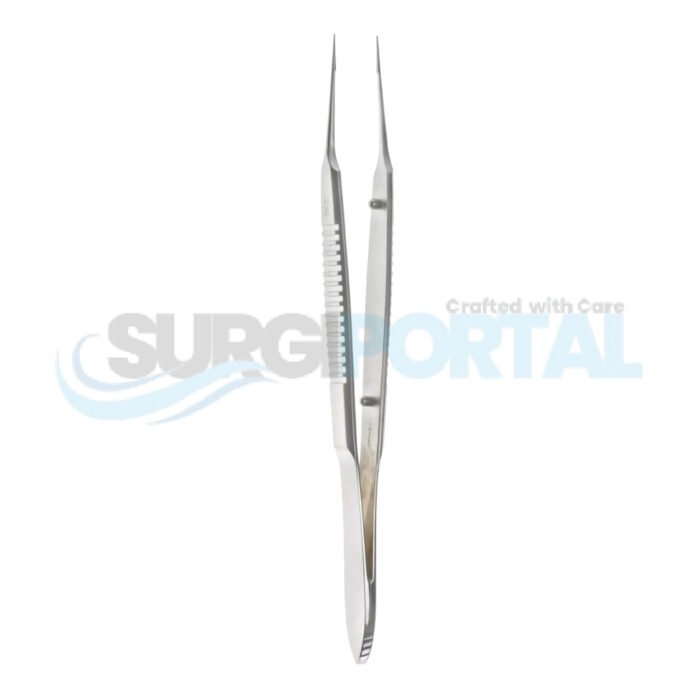 Bonn Suture Forceps – 1×2 Teeth 12mm – Long Handle - Image 1
