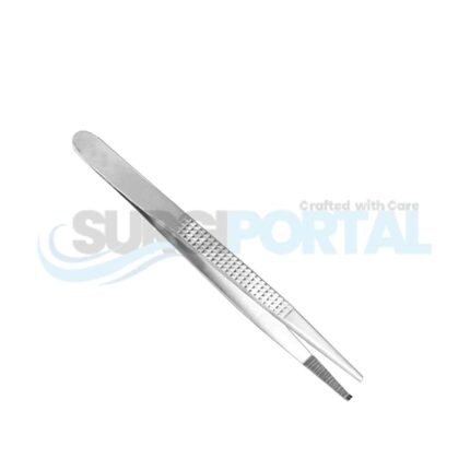 Bonney Tissue Forceps 1 X 2 Teeth Tungsten Carbide 18.0 cm