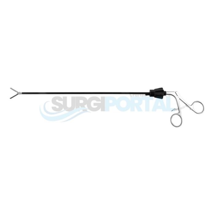 Bowel Grasper – 35 cm, With Ratchet, Rota Clear - Image 1