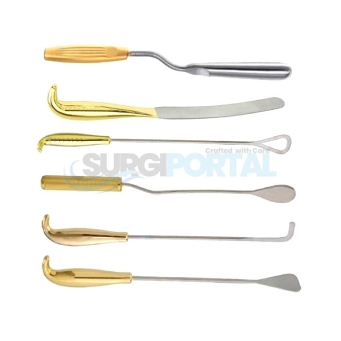 Breast Spatula Set Of 6Pcs German Steel Plastic Surgery - Image 1